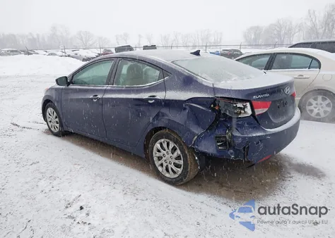 2013 Hyundai Elantra Gls/Limited z USA, uszkodzony, nr VIN 5NPDH4AE2DH155492